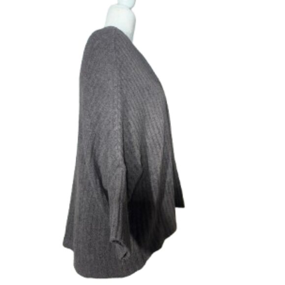 Barefoot Dreams Cozy Chic Lite Brown Chunky Knit Open Front Cardigan S/M - Picture 4 of 8